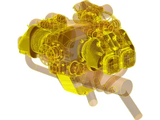 UL260i Engine 3D Model preview