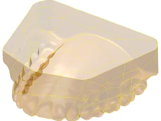 Teeth Upper Surface 3D Model preview