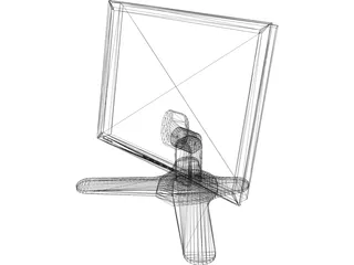 Viewsonic Monitor 3D Model preview