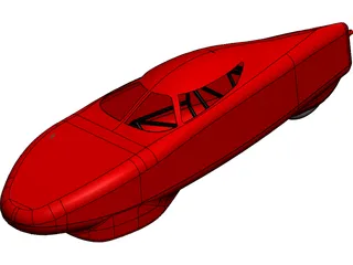 Supermileage Car SDSMT 3D Model preview