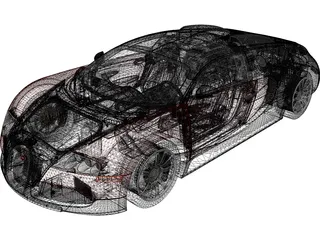 Bugatti Veyron 16.4 (2009) 3D Model preview