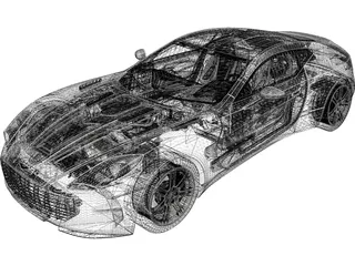 Aston Martin ONE-77 (2010) 3D Model preview