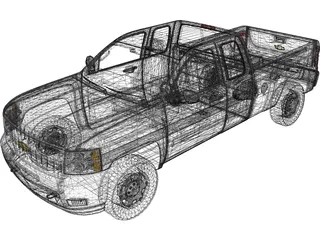 Chevrolet Silverado (2012) 3D Model preview