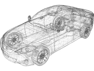 Lexus IS 200d (2011) 3D Model preview