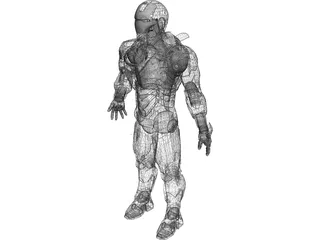 Iron Man MK VI 3D Model preview