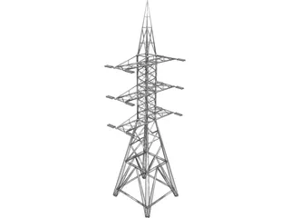Electric Tower 3D Model preview
