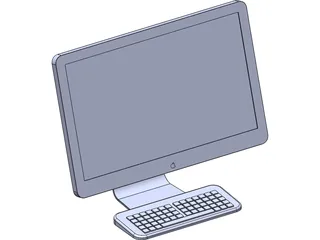 Apple iMac 3D Model preview