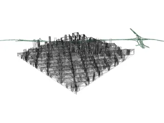 LA Downtown 3D Model preview