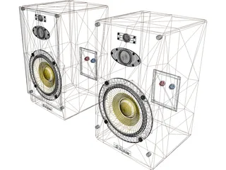 Speaker 3D Model preview