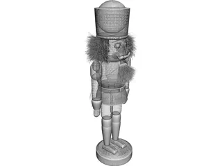 Nutcracker 3D Model preview