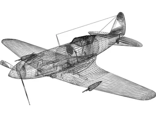 MiG-3 3D Model preview