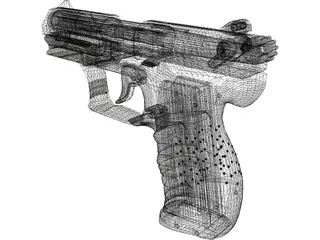 P22 Walther 3D Model preview