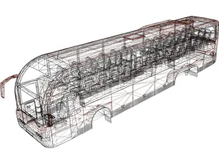 Temsa Diamond 3D Model preview