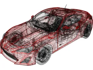 Scion FR-S (2013) 3D Model preview
