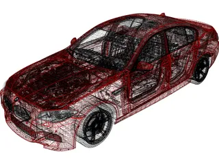 BMW M5 Sedan [F10] (2012) 3D Model preview