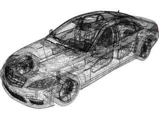 Mercedes-Benz S 65 AMG [W221] (2012) 3D Model preview