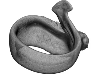 Dragon Ring by Jason Bakutis 3D Model preview