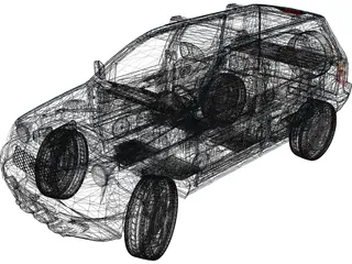 Ford EcoSport FreeStyle (2007) 3D Model preview