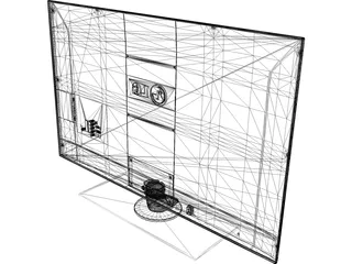 LG TV LCD LED 3D Model preview