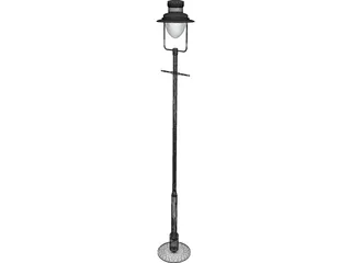 Street Lamp 3D Model preview