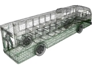 Trolleybus 3D Model preview