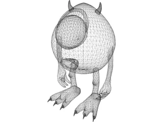 Mike from Monsters Inc. 3D Model preview