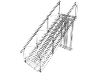 Staircase 3D Model preview