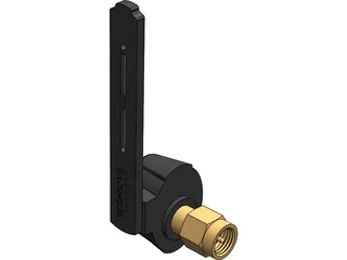 Antenna Router Linksys 3D Model preview