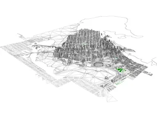 City of Vancouver (Canada) 3D Model preview