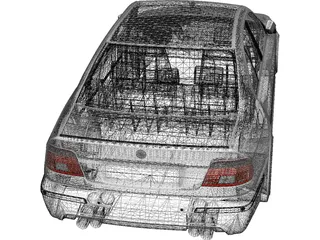 BMW M5 E39 AC Schnitzer (2000) 3D Model preview