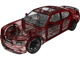Dodge Charger RT 3D Model preview