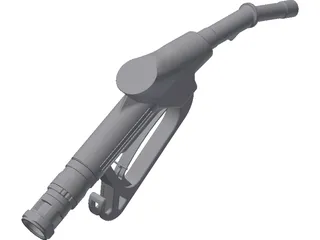 Refuelling Nozzle Gas 3D Model preview