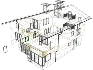 House 3D Model preview