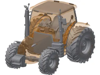 Tractor 3D Model preview