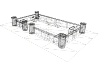 Castle 3D Model preview