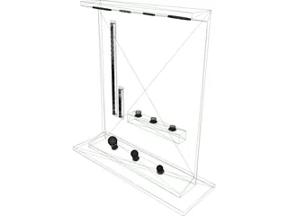Lamp Display 3D Model preview