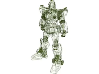 Gundam RGM-79(G) 3D Model preview