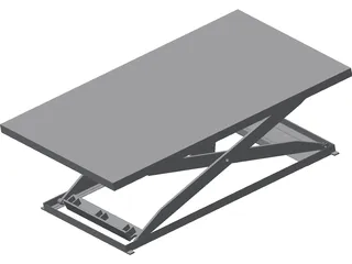 Scissor Lift 3D Model preview