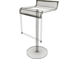 Bar Chair 3D Model preview