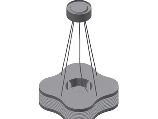 Modern Chandeliers 3D Model preview