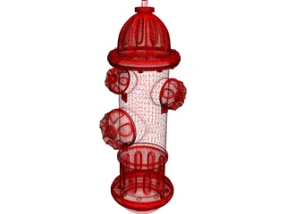 Fire Hydrant 3D Model preview