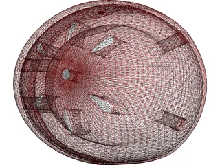 Skate Helmet 3D Model preview