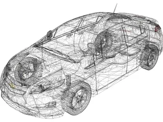 Chevrolet Volt 3D Model preview