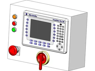 Allen-Bradley PanelView Plus 700 Tester 3D Model preview