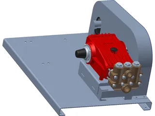 Speck P45/120-80 High Pressure Pump 3D Model preview