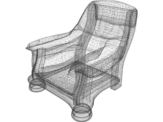 Arm Chair 3D Model preview