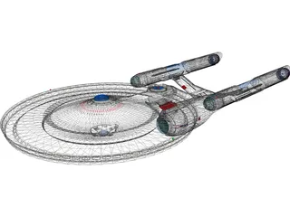 Star Trek USS Paladin 3D Model preview