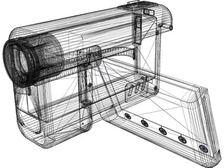 Compact Camcorder 3D Model preview