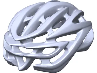 Bicycle Helmet 3D Model preview