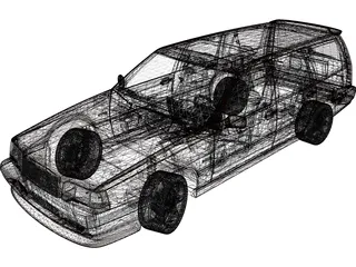 Volvo 850 R (1997) 3D Model preview